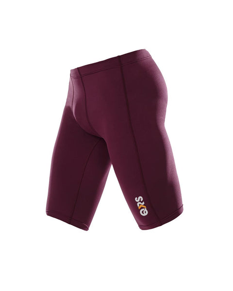 Men's Maroon Knee Length Short