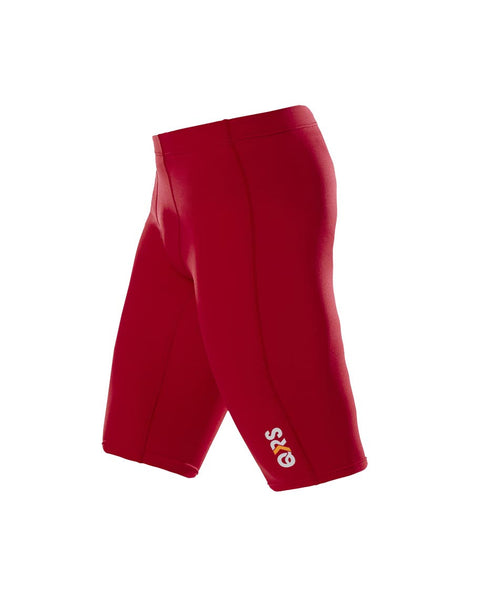 Youth Male Red Knee Length Short
