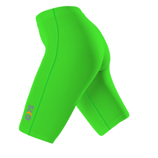 Women's Fluro Lime Knee Length Short