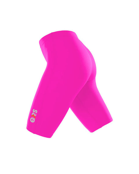 Women's Fluro Pink Knee Length Short