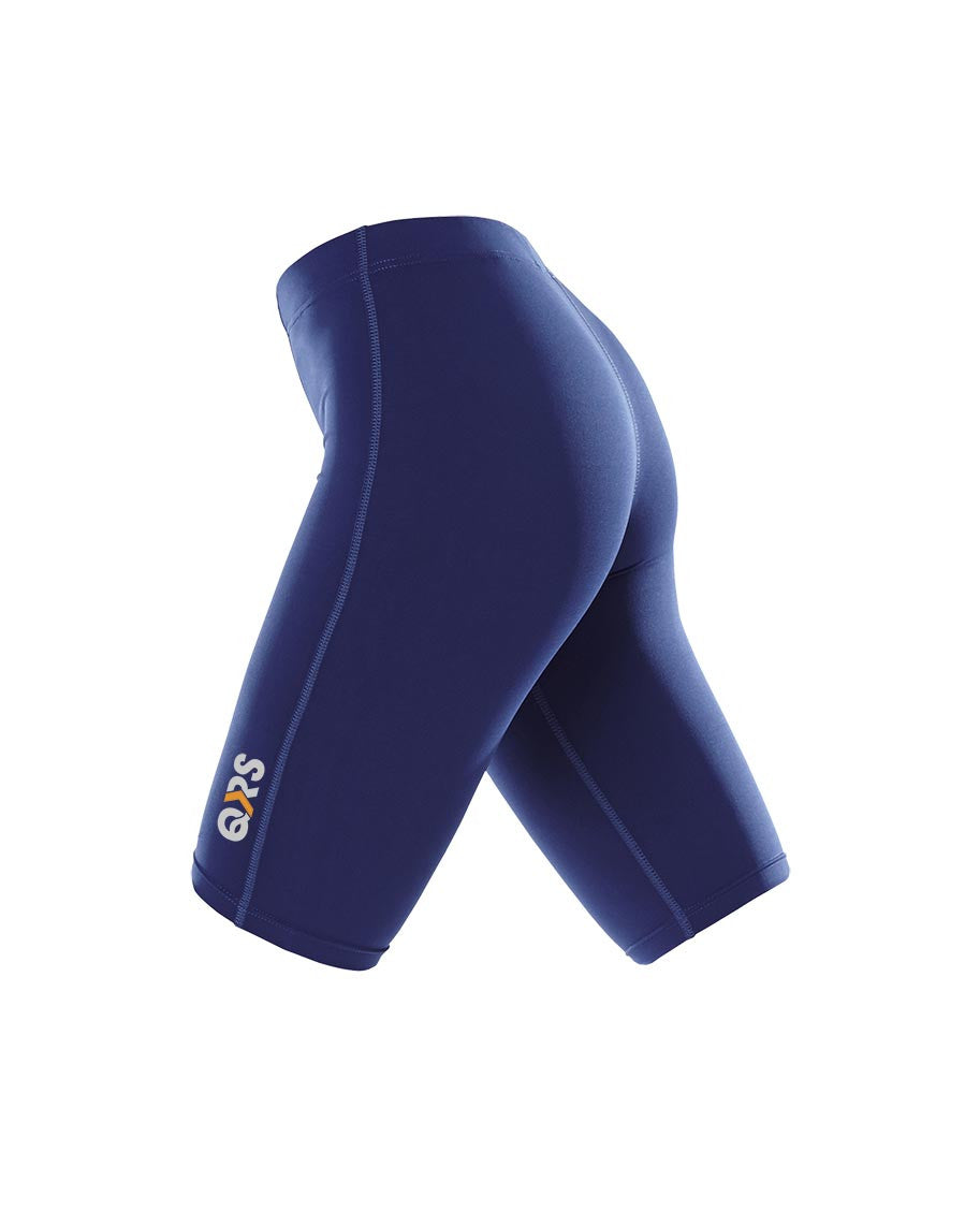 Womens knee length compression shorts sale