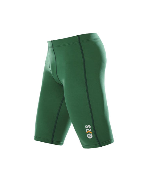 Youth Male Green Knee Length Short