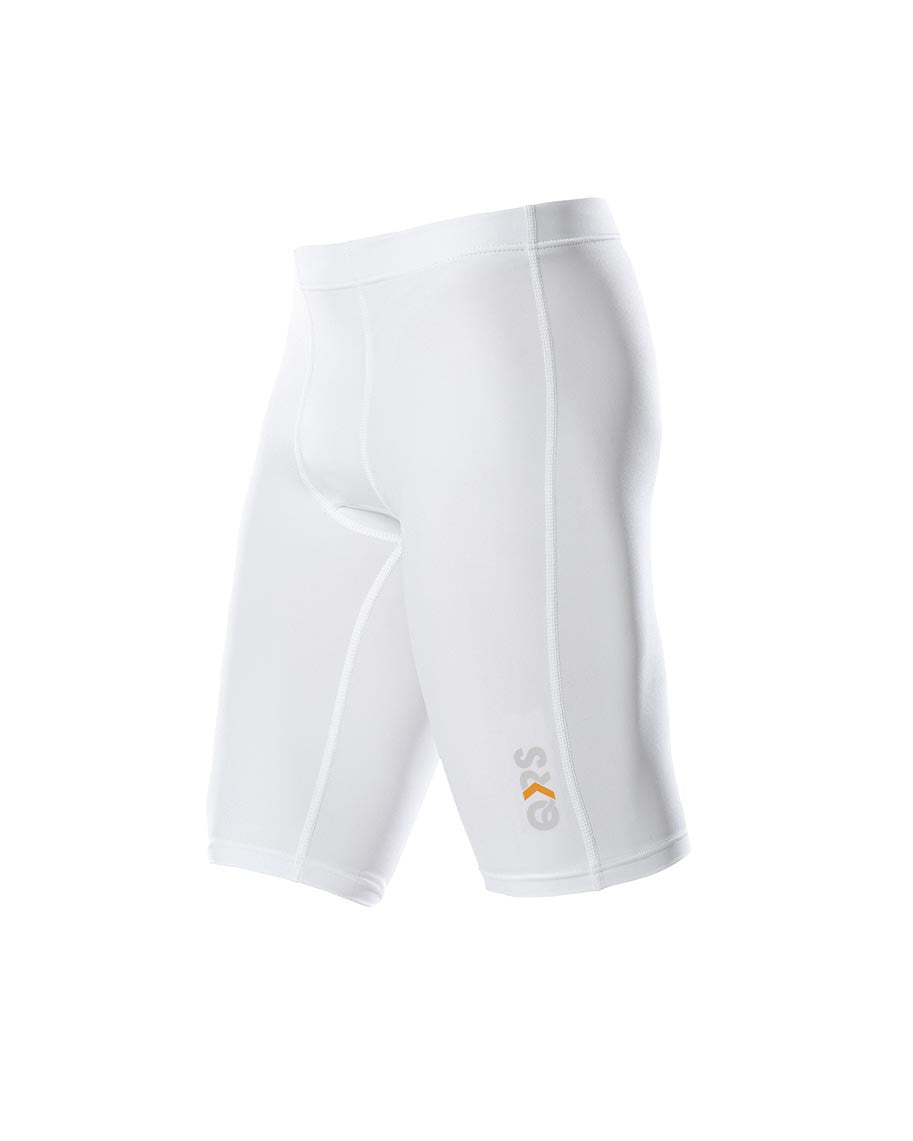 Youth Male White Knee Length Short Quick Response